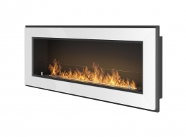 Біокамін SIMPLE fire FRAME 1200 white  со стеклом