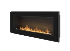 Біокамін SIMPLE fire FRAME 1200 black  со стеклом 