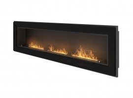 Біокамін SIMPLE fire FRAME 1800 black со стеклом