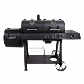 Комбінований гриль-коптильня Oklahoma Joe’s Longhorn Combo Charcoal/Gas Smoker & Grill
