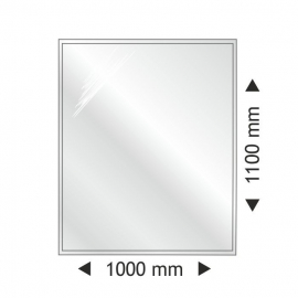 Скляна основа прямокутна 1000x1100mm