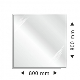 Скляна основа квадратна 800x800 mm