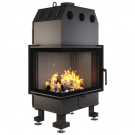 Камінна топка SAVEN Energy кутова ліва 75х50х47L Black (15,1 kW) ECO 