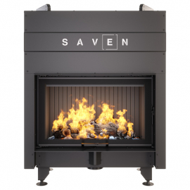 Камінна топка SAVEN Energy UP 80х50 Black (17,0 kW) ECO 