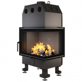 Камінна топка SAVEN Energy кутова права 65х50х47R Black (14,5 kW) ECO