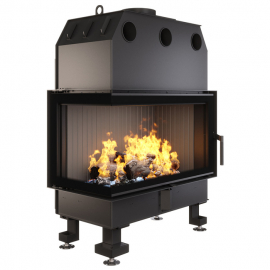 Камінна топка SAVEN Energy кутова ліва 85х50х47L Black(17,0 kW) ECO 