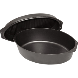 Чавунна овальна форма для запікання Plamen