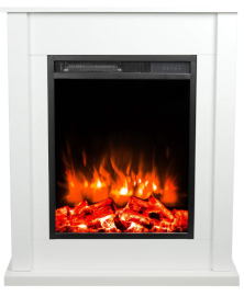 Камінокомплект Aflamo POKER Білий + LED 50