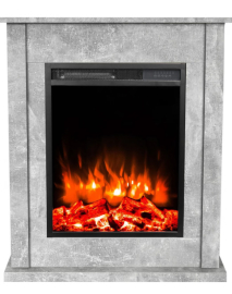 Камінокомплект Aflamo POKER Бетон + LED 50