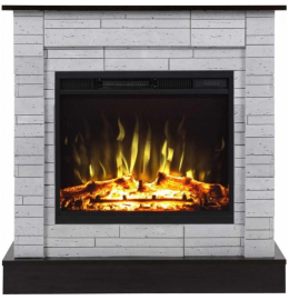 Камінокомплект Aflamo VIGO Бетон Венге + LED 60