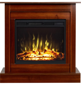 Камінокомплект Aflamo VIGO Горіх + LED 60