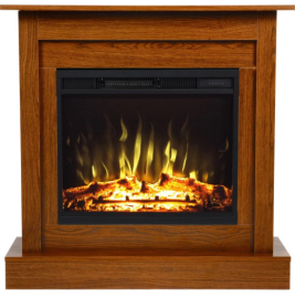 Камінокомплект Aflamo VIGO Темний дуб + LED 60