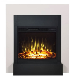 Камінокомплект Aflamo SIMPLE Білий + LED 60