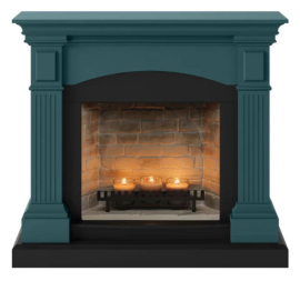 Камінокомплект Tagu MAGNA ZenFlame Бірюзовий