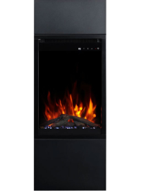 Камінокомплект ALFAMO MILOS 40 Чорний + 3D 60х40