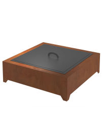 Садове вогнище Infire CORTEN 1000 SQUARE