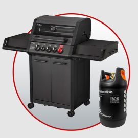 Комплект: Monroe 3 SIK Turbo Shadow та газовий балон HPCR 24,5 л з відсікачем