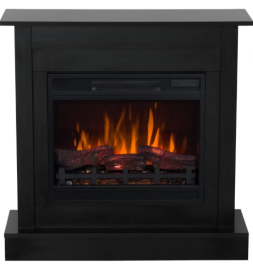 Камінокомплект Aflamo VIGO Чорний + LED 60 3D