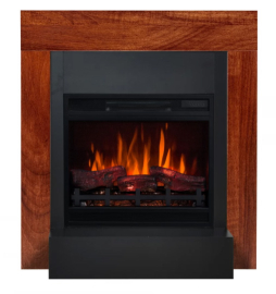 Камінокомплект Aflamo SIMPLE Горіх + LED 60 3D