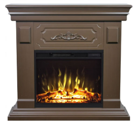 Камінокомплект Aflamo RIVIA Горіх + LED 60