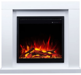 Камінокомплект Aflamo Jolo Білий + 3D 60x60