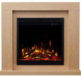 Камінокомплект Aflamo Jolo Дуб + 3D 60x60