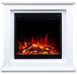 Камінокомплект Aflamo Sund Білий + 3D 60x60