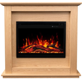 Камінокомплект Aflamo Sund Дуб + 3D 60x60