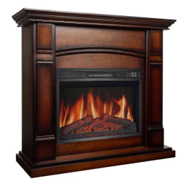 Камінокомплект ArtiFlame Manchester AF23S Махагон Коричневий Антик