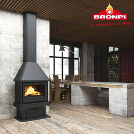 Дизайнерський Камін чавуний Bronpi LISBOA Vision