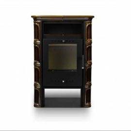 Кахельна піч Nordflam CORIA Brown