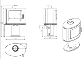 Чавунна піч Nordflam WERONA