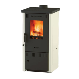Сталева піч Alfa-Plam ELITA 2 ECO Слонова кістка