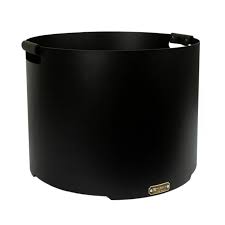 Корзина для дров "Діжка" + ручки з натуральної шкіри