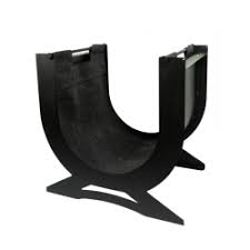 Корзина для дров "Зевс" + сумка з натуральної шкіри