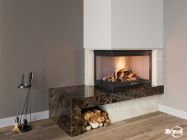 Під кутова камінна товка Браво "Техно"