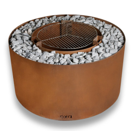Гриль-вогнище Daddy Smoke OXA Round з CorTen